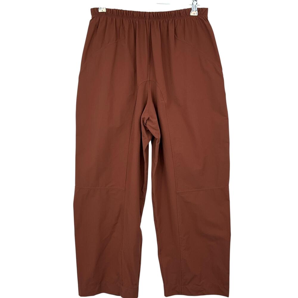 Lululemon Lightweight Mid Rise Barrel Leg Cropped Pant Ancient Copper Womens 8 - Picture 4 of 11
